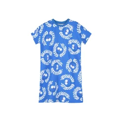 Beau Loves Overalls & Jumpsuits> Jersey T-Shirt Dress, Ink Blue, Ping Pong Club Aop