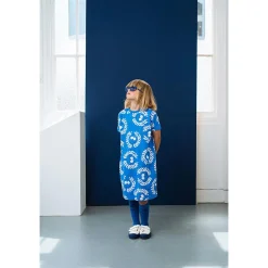 Beau Loves Overalls & Jumpsuits> Jersey T-Shirt Dress, Ink Blue, Ping Pong Club Aop