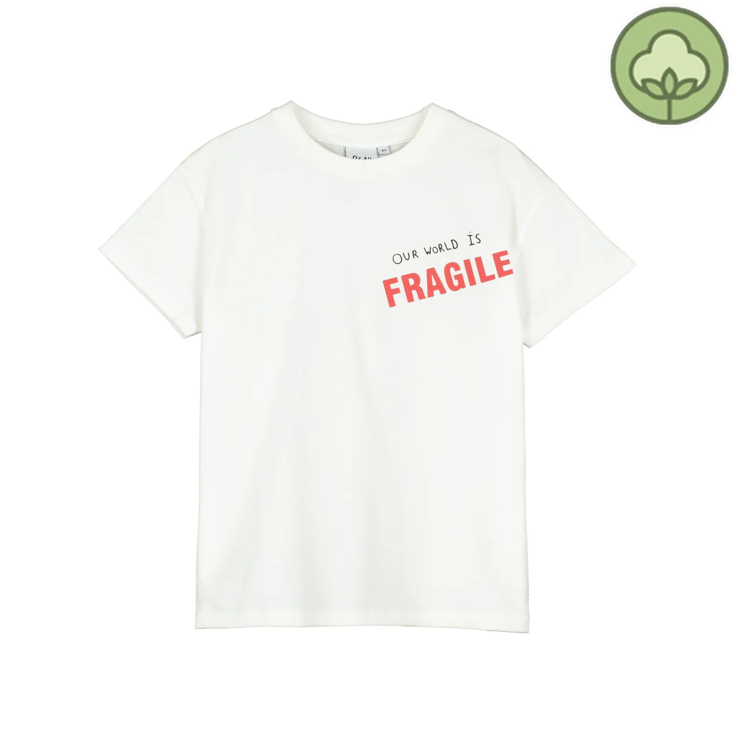 Beau Loves Long Sleeve T Shirts> Natural Our World Is Fragile T- Shirt