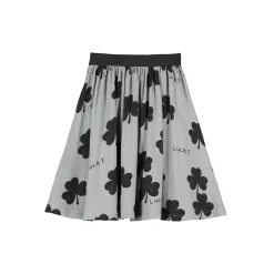 Beau Loves Dresses> Washed Slate Lucky Circle Skirt