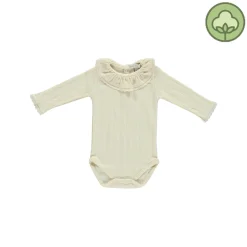 Bebe Organic Onesies> Bebe Lace Onesie