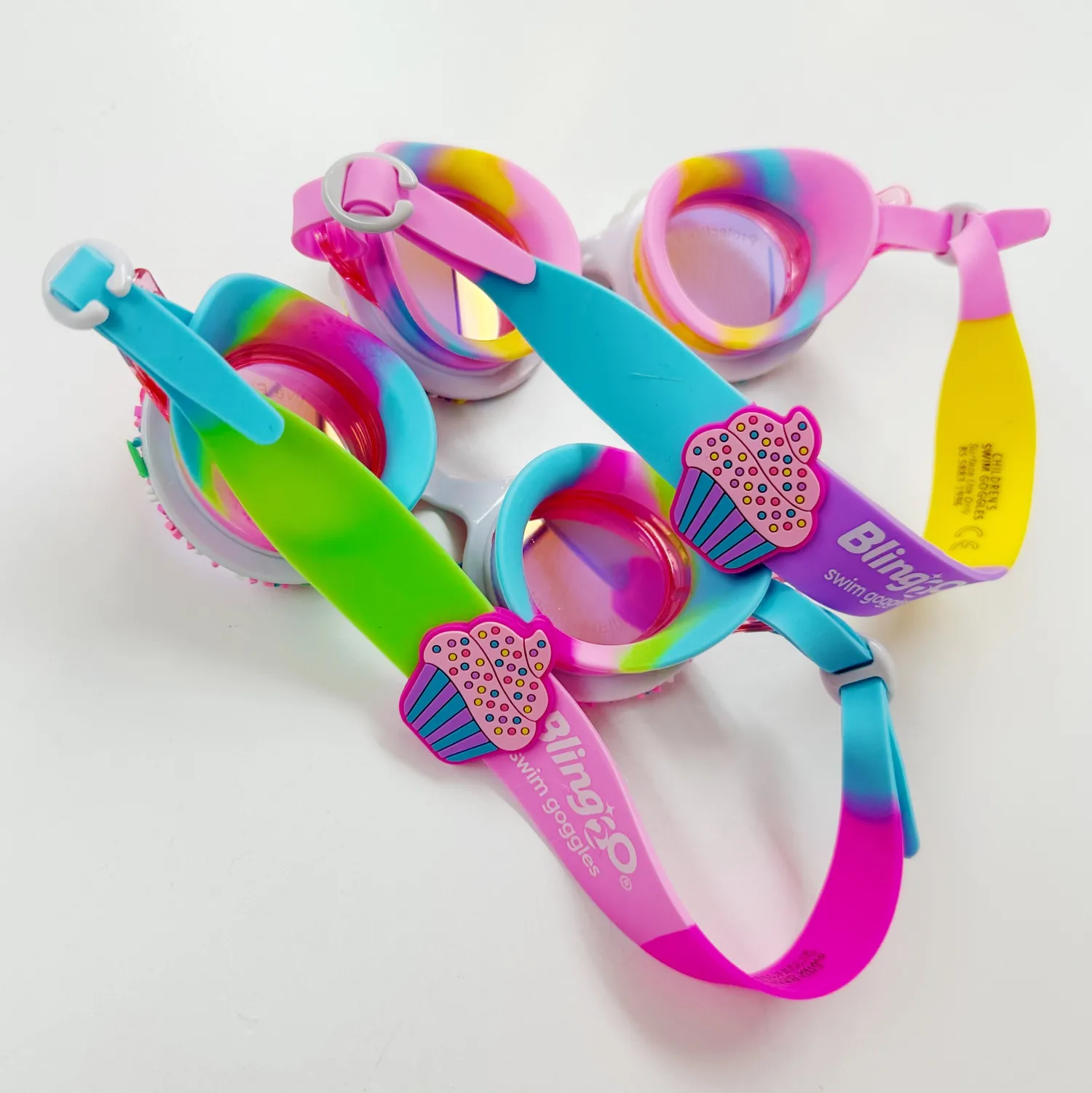 Bling2o Face Masks> Color Burst Bake Off Swim Goggles
