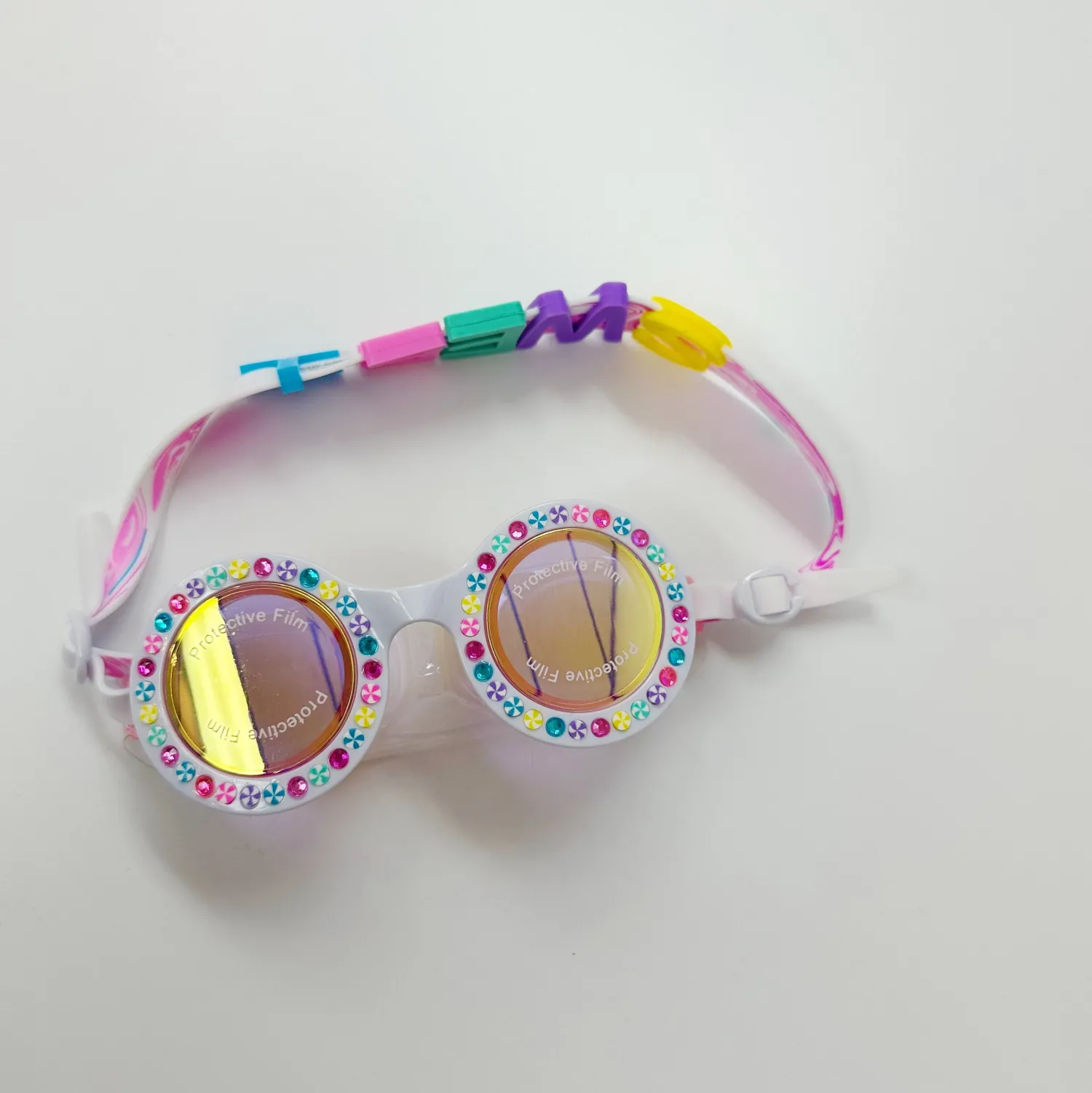 Bling2o Face Masks> Rainbow Ribbons Bright Stripe