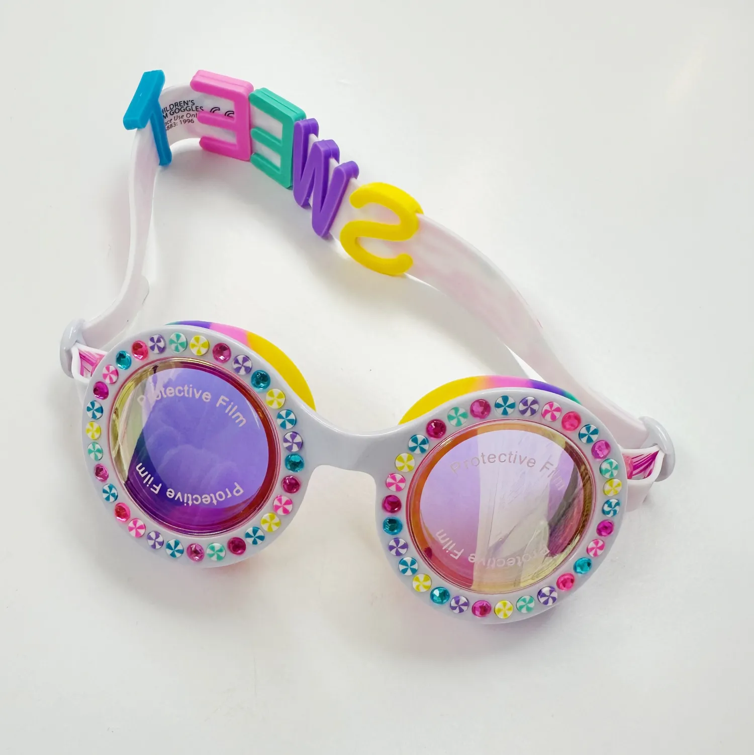 Bling2o Face Masks> Rainbow Ribbons Bright Stripe