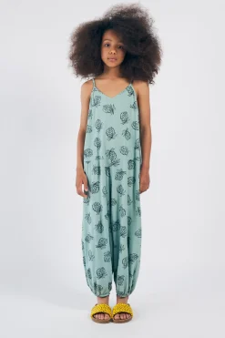 Bobo Choses Sweatshirts> All Over Pineapple Jersey Overall