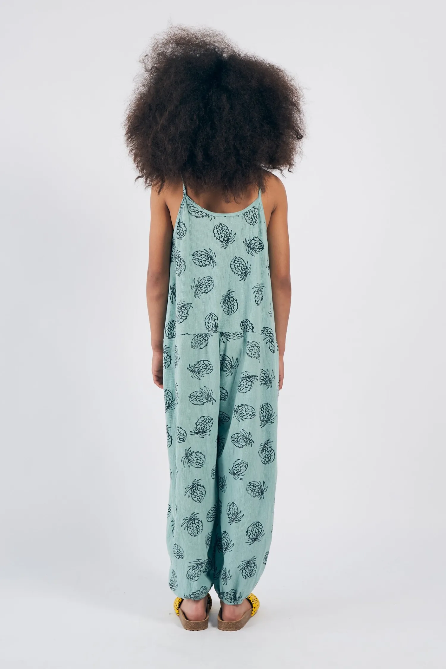 Bobo Choses Sweatshirts> All Over Pineapple Jersey Overall