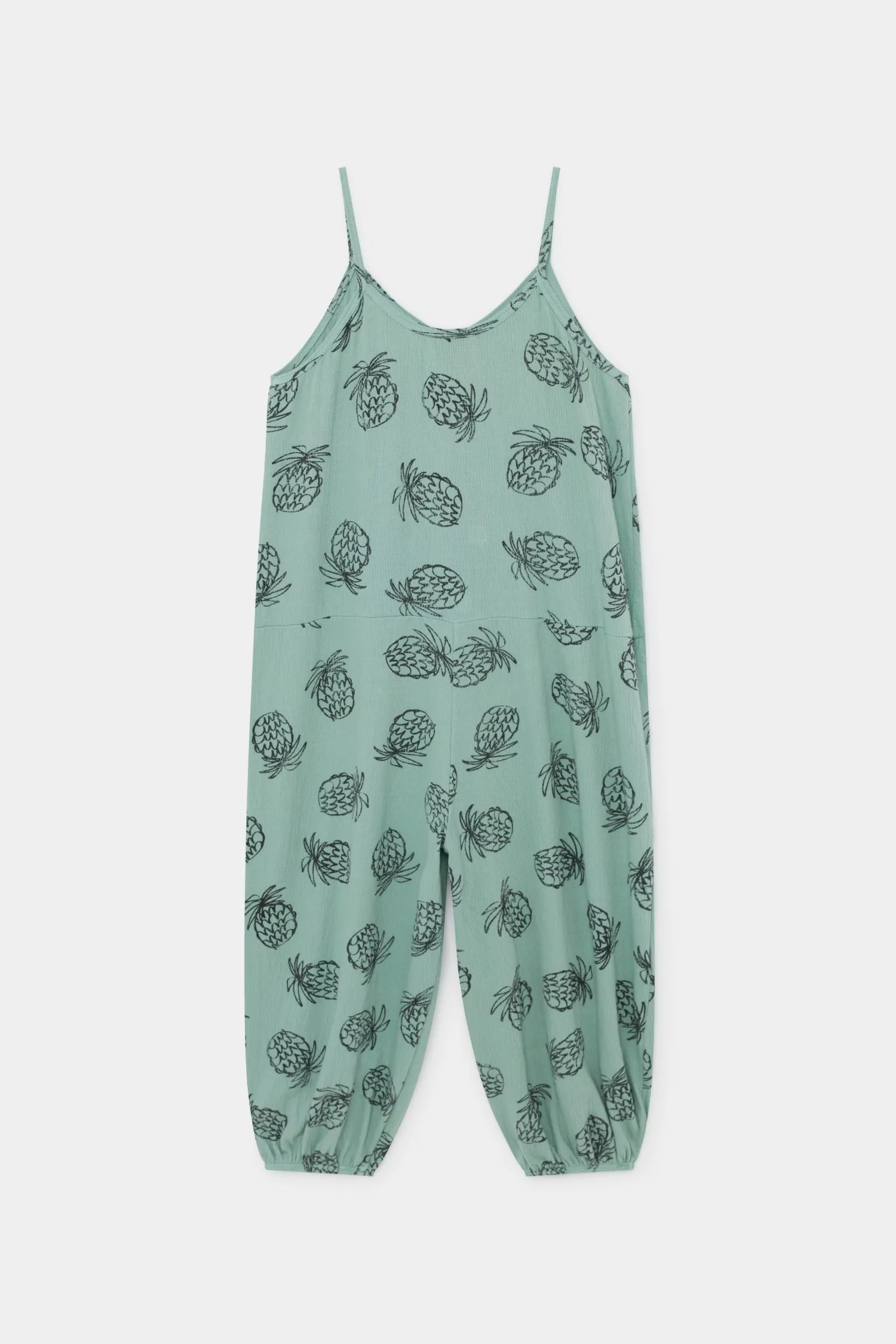 Bobo Choses Sweatshirts> All Over Pineapple Jersey Overall