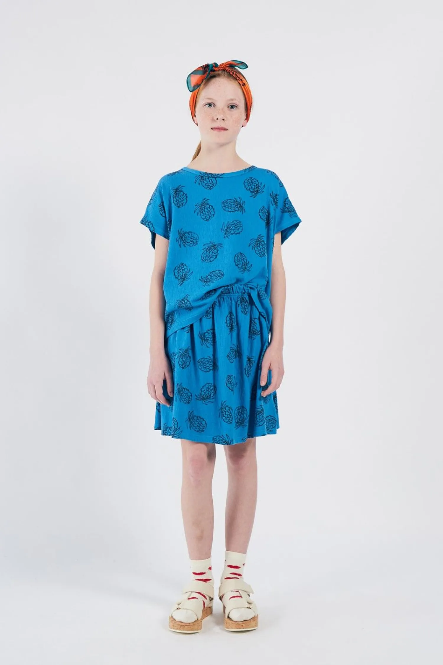 Bobo Choses Dresses> All Over Pineapple Jersey Skirt