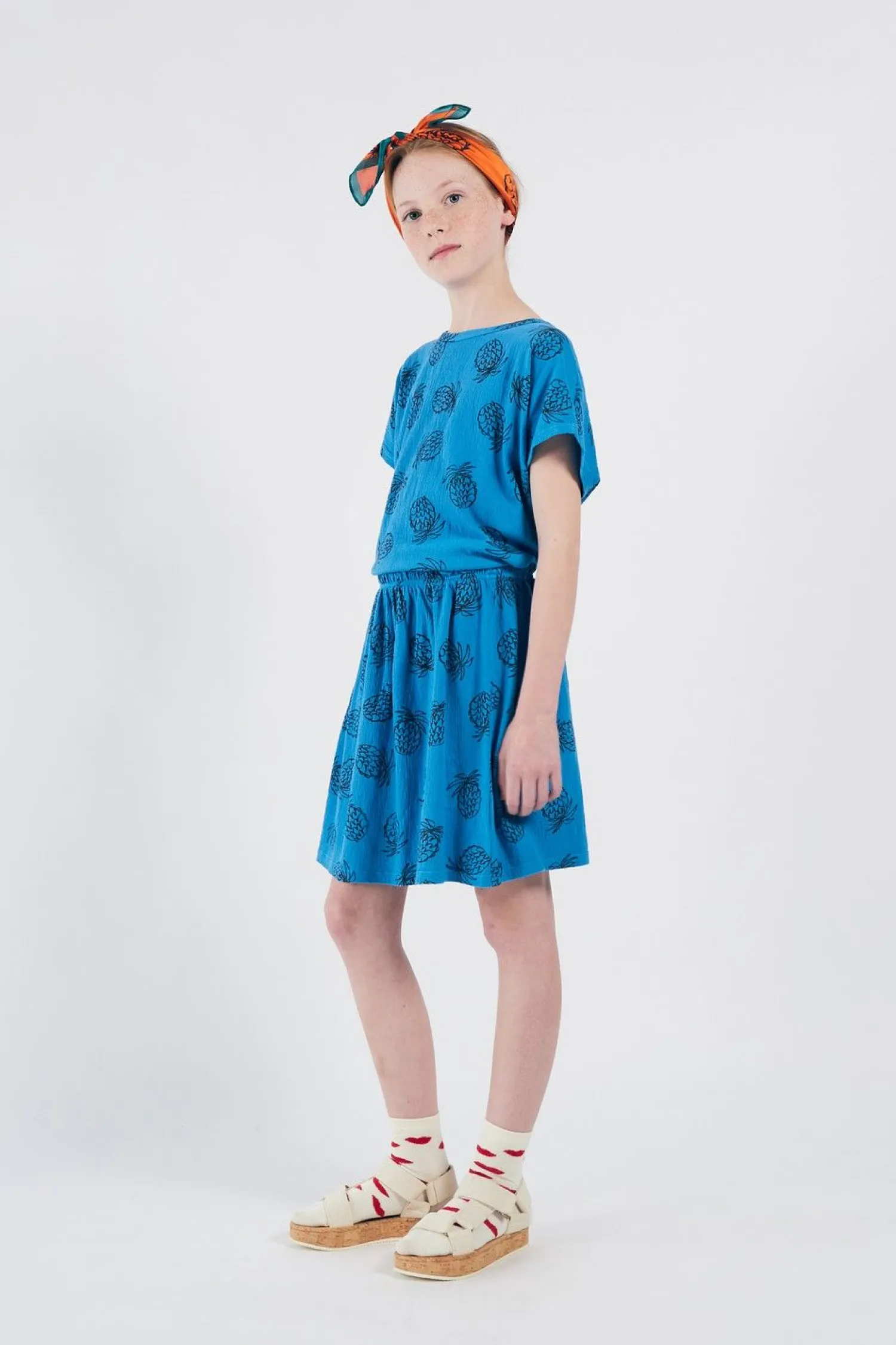 Bobo Choses Dresses> All Over Pineapple Jersey Skirt