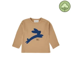 Bobo Choses Long Sleeve T Shirts> Baby Jumping Hare Long Sleeve T Shirt