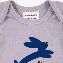 Bobo Choses Onesies> Baby Jumping Hare Long Sleeve Body