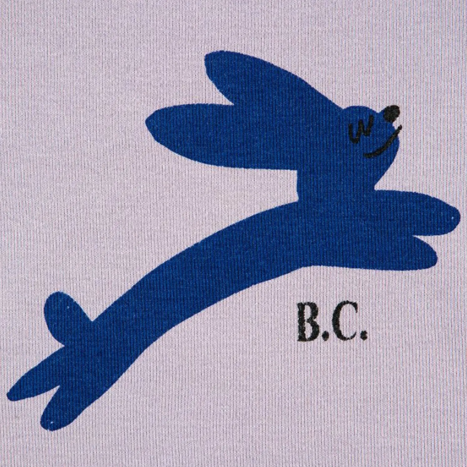 Bobo Choses Onesies> Baby Jumping Hare Long Sleeve Body