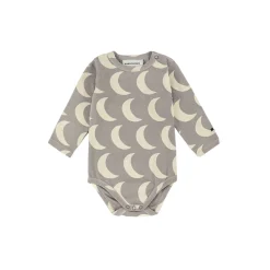 Bobo Choses Onesies> Baby Moon All Over Long Sleeve Body
