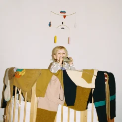 Bobo Choses Onesies> Baby Moon All Over Long Sleeve Body
