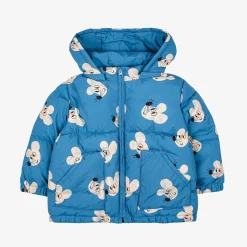 Bobo Choses Jackets> Baby Mouse All Over Hooded Puffer Jacket
