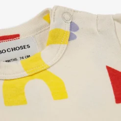 Bobo Choses Long Sleeve T Shirts> Baby Playfull All Over Big Long Sleeve T Shirt