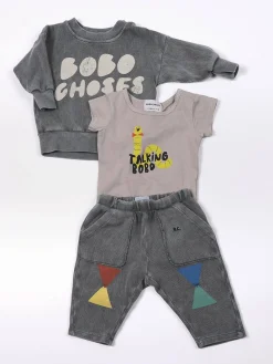 Bobo Choses Onesies> Baby Scholar Worm Body