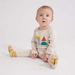 Bobo Choses Socks> Baby Yellow Stripes Long Socks