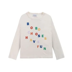 Bobo Choses Blouses> Fun Collection Have Fun Long Sleeve T-Shirt
