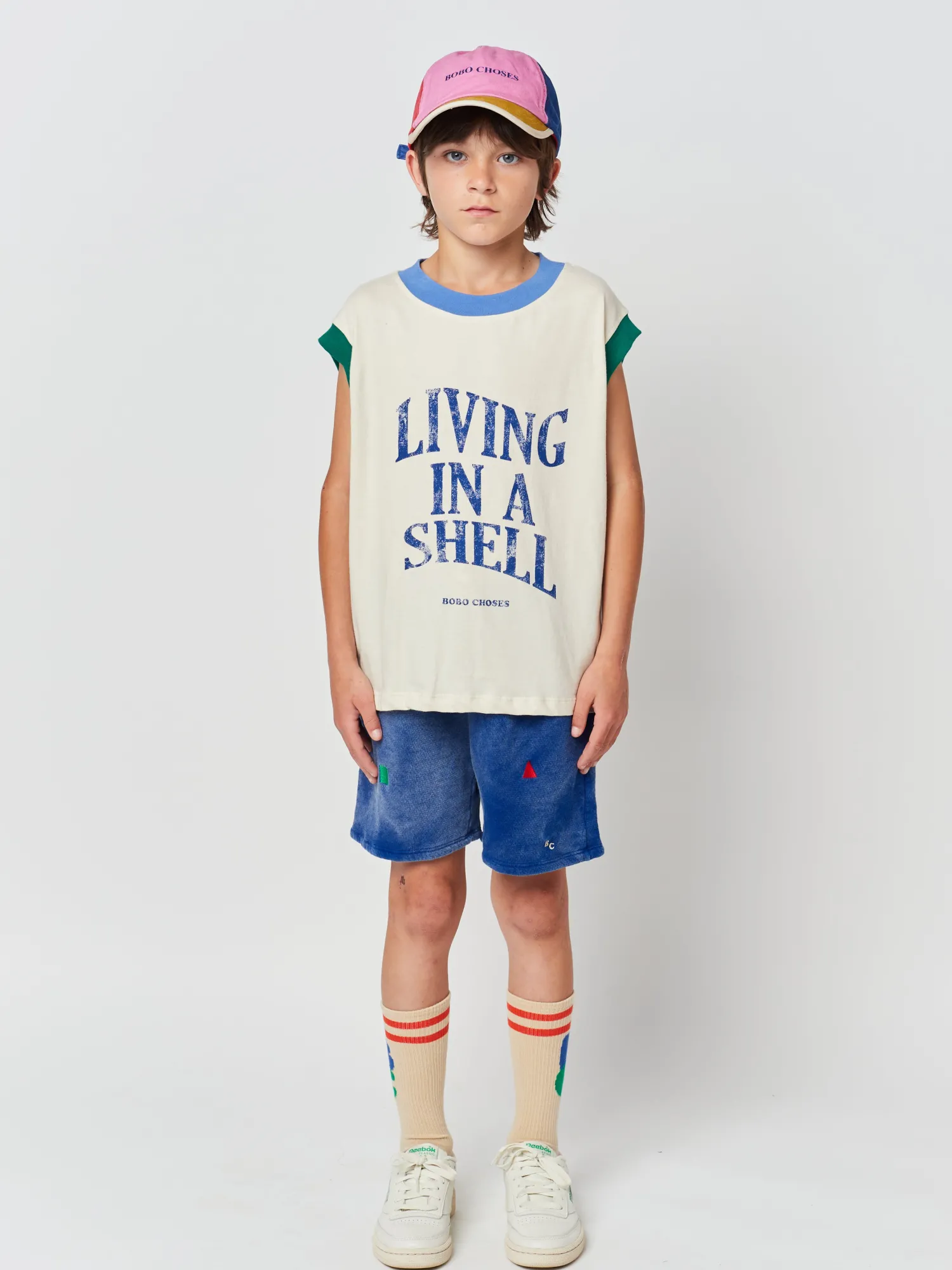 Bobo Choses Shorts> Geometric Shapes Bermuda Shorts
