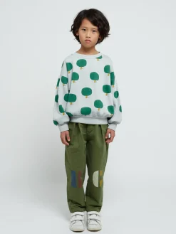 Bobo Choses Sweatshirts> Green Tree All Over Sweatshirt