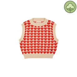 Bobo Choses Face Masks> Hearts Jacquard Jumper