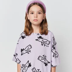 Bobo Choses Long Sleeve T Shirts> Mr Birdie All Over Short Sleeve T Shirt