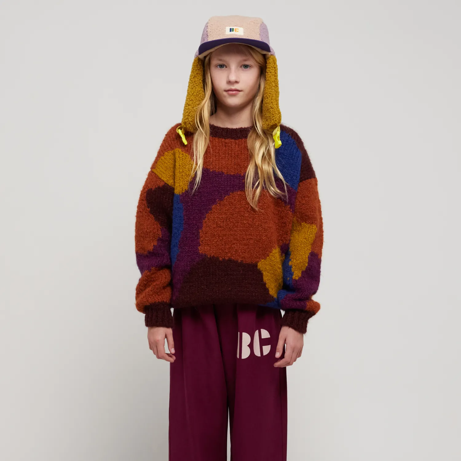 Bobo Choses Face Masks> Multicolor Intarsia Jumper