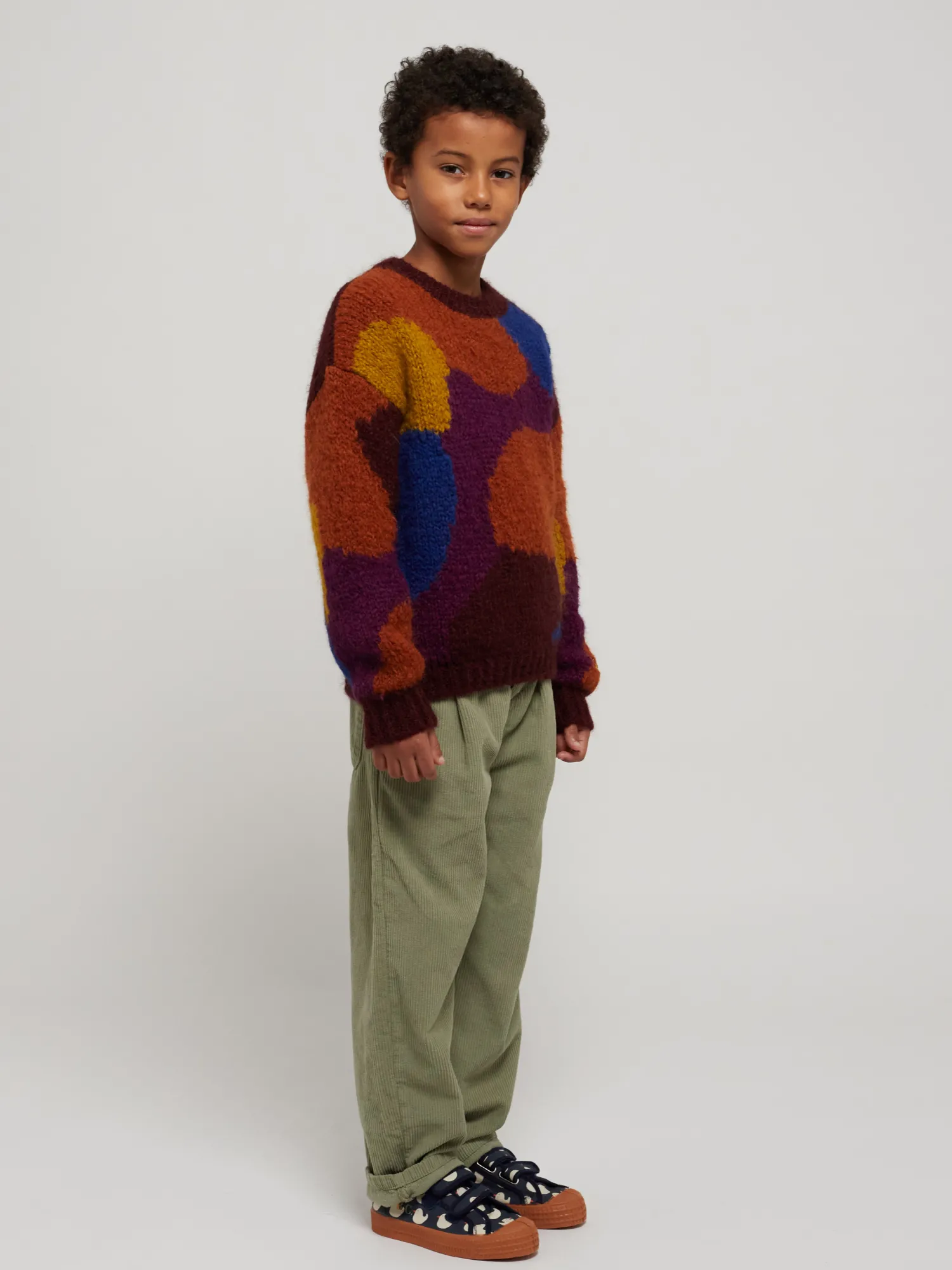 Bobo Choses Face Masks> Multicolor Intarsia Jumper