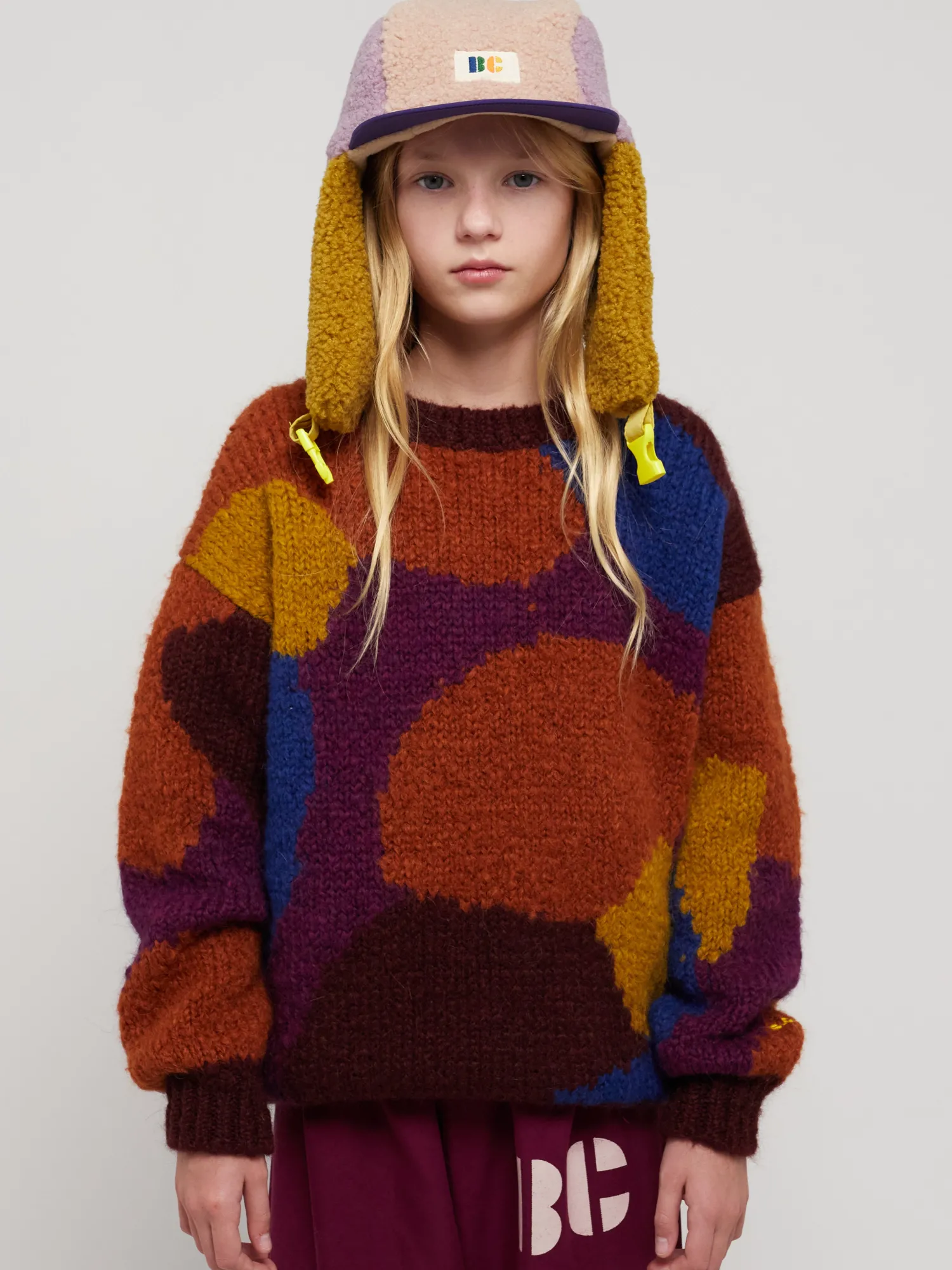 Bobo Choses Face Masks> Multicolor Intarsia Jumper
