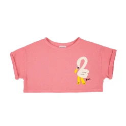 Bobo Choses Long Sleeve T Shirts> Pelican Cropped Sweatshirt