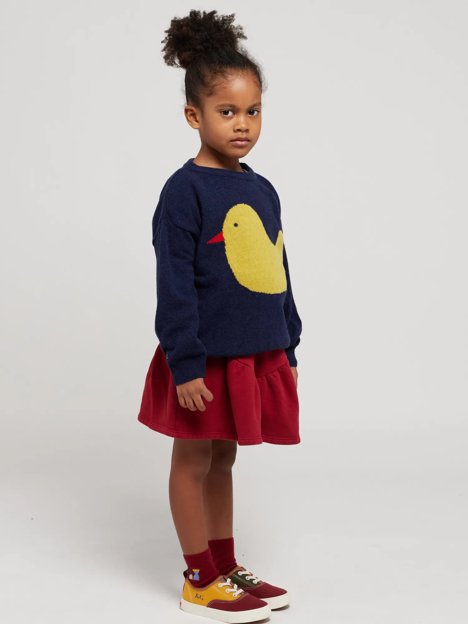 Bobo Choses Face Masks> Rubber Duck Intarsia Jumper
