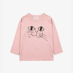 Bobo Choses Long Sleeve T Shirts> Smiling Cat Long Sleeve T Shirt