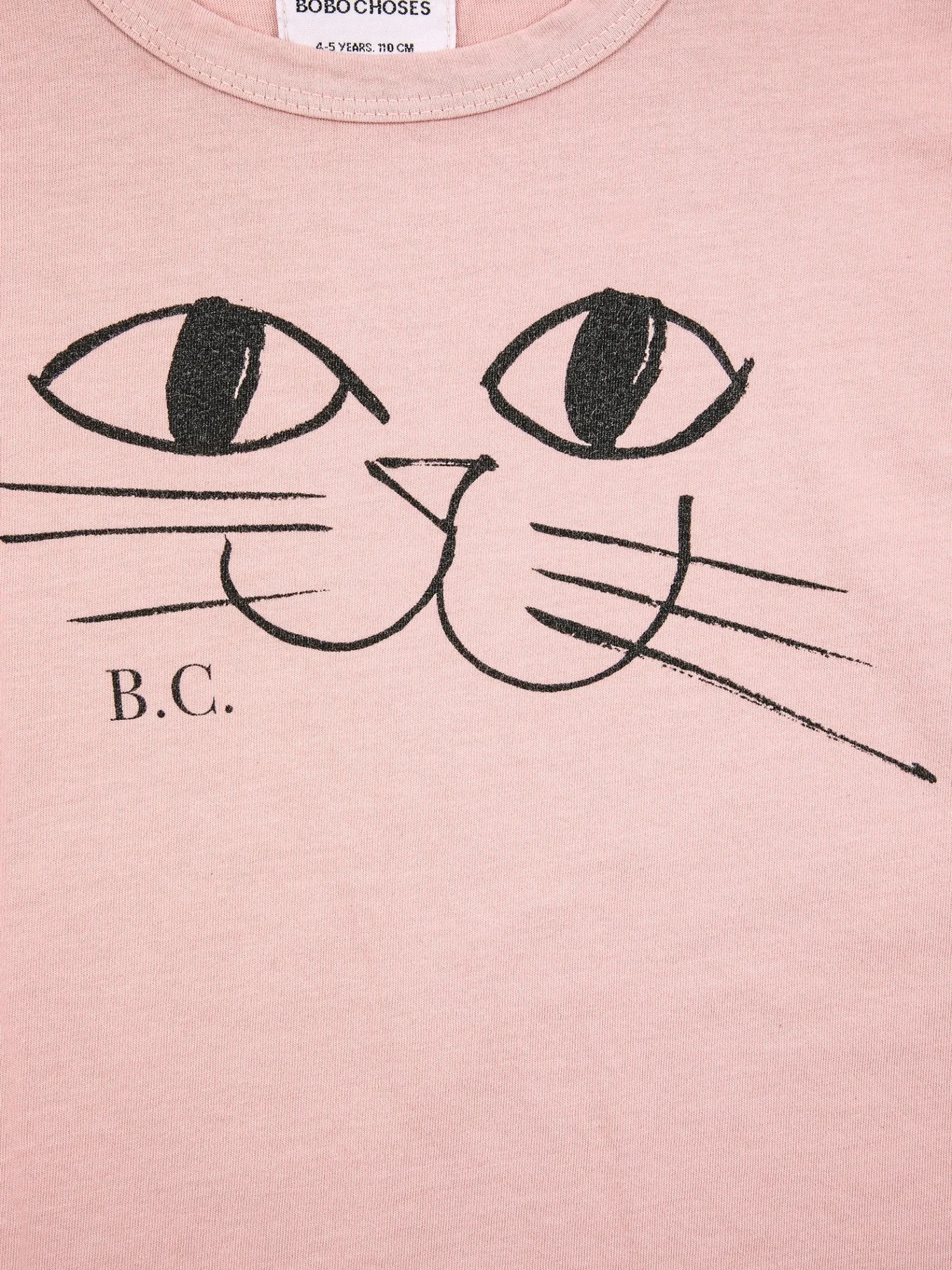 Bobo Choses Long Sleeve T Shirts> Smiling Cat Long Sleeve T Shirt
