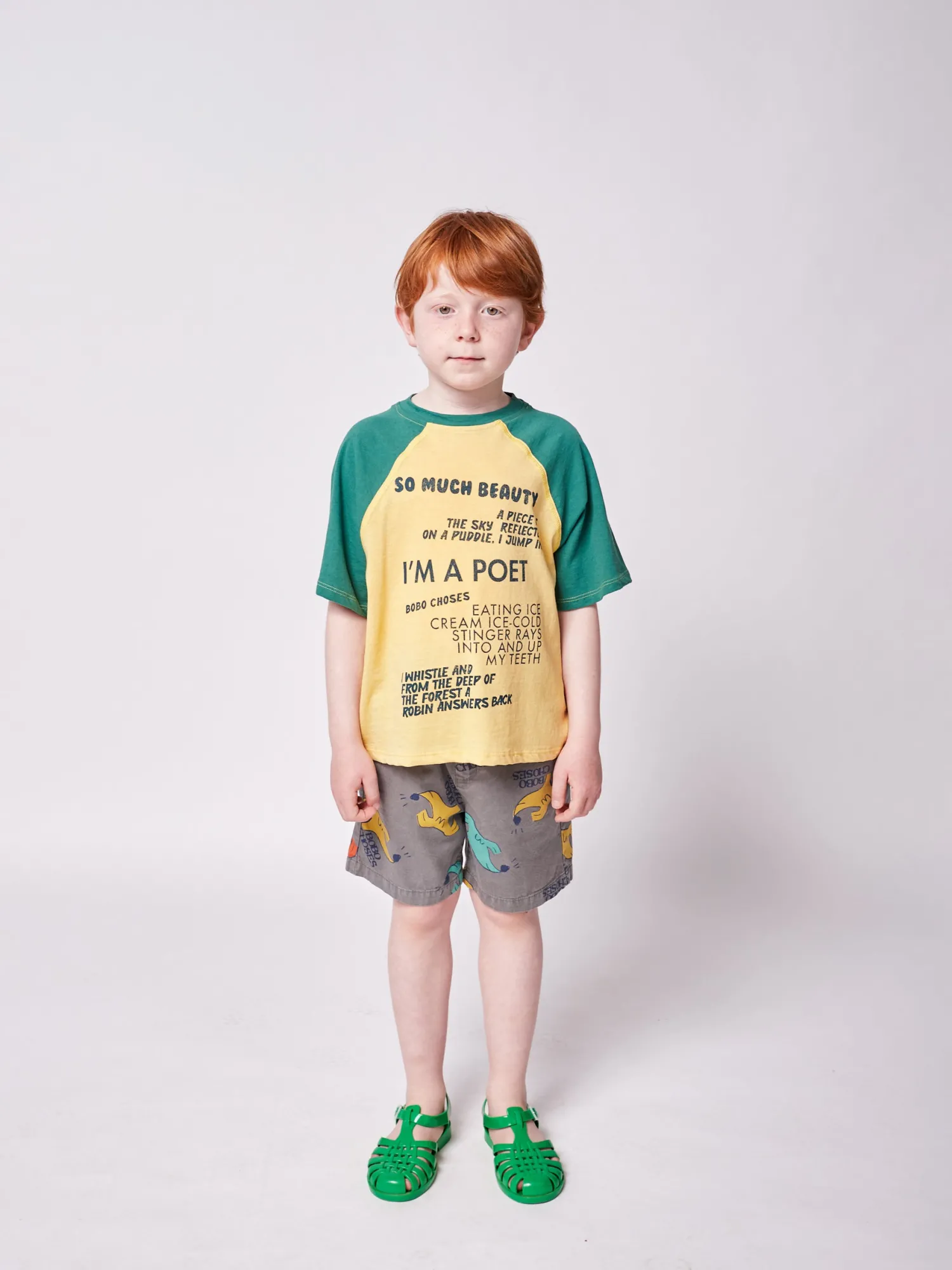 Bobo Choses Shorts> Sniffy Dog All Over Woven Bermuda Shorts