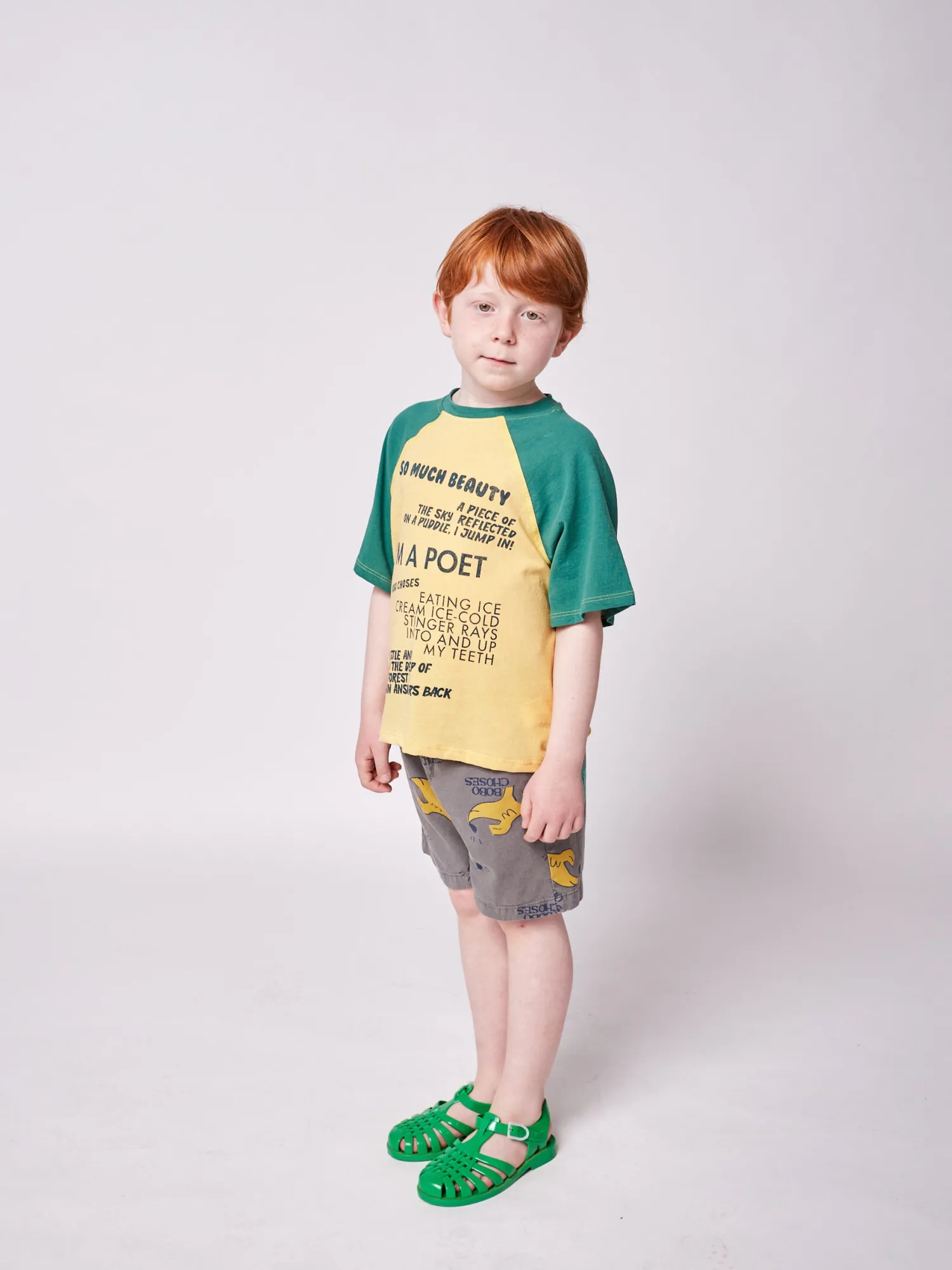 Bobo Choses Shorts> Sniffy Dog All Over Woven Bermuda Shorts