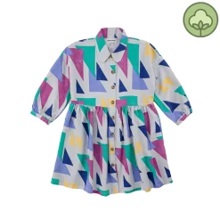 Bobo Choses Overalls & Jumpsuits> Triangles All Over Woven Dress
