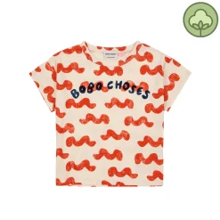 Bobo Choses Long Sleeve T Shirts> Waves All Over T Shirt