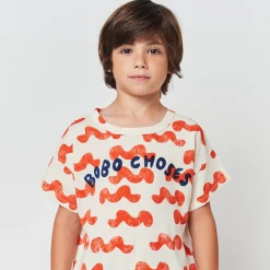 Bobo Choses Long Sleeve T Shirts> Waves All Over T Shirt