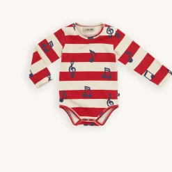 CARLIJNQ Onesies> Music Notes - Bodysuit Organic Cotton