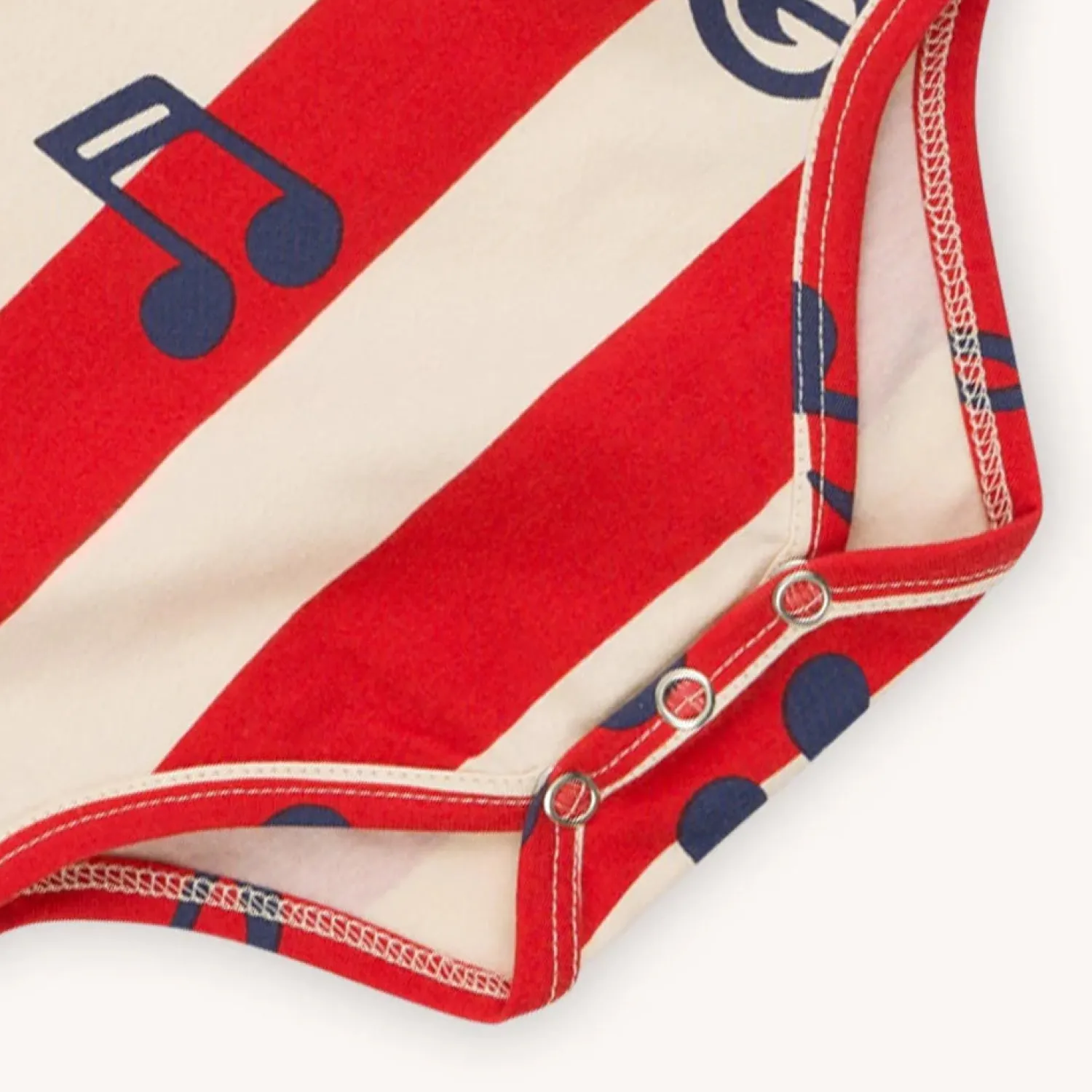 CARLIJNQ Onesies> Music Notes - Bodysuit Organic Cotton