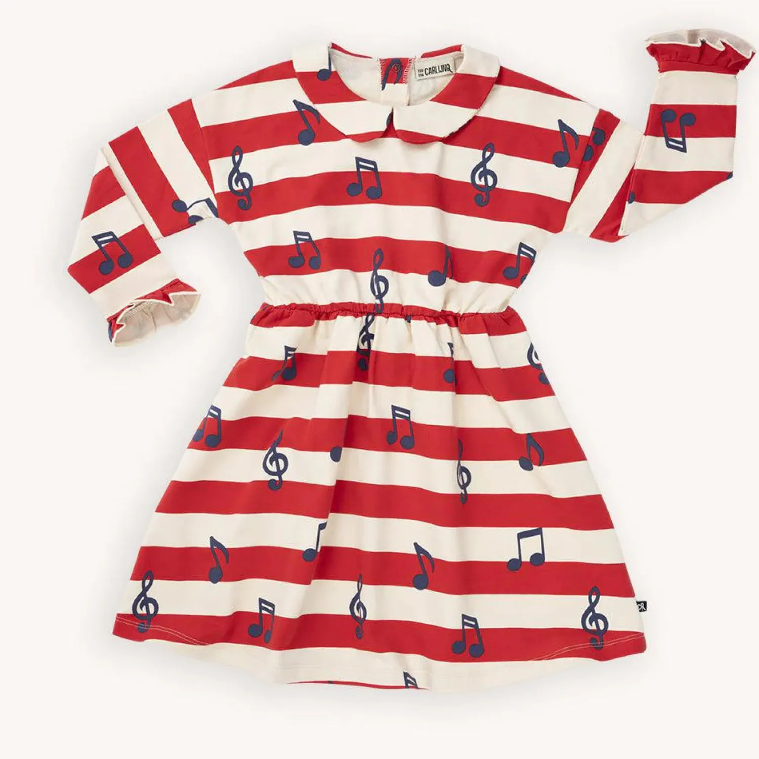 CARLIJNQ Overalls & Jumpsuits> Music Notes - Dress With Ruffles