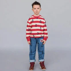 CARLIJNQ Face Masks> Music Notes - Kids Sweater Organic
