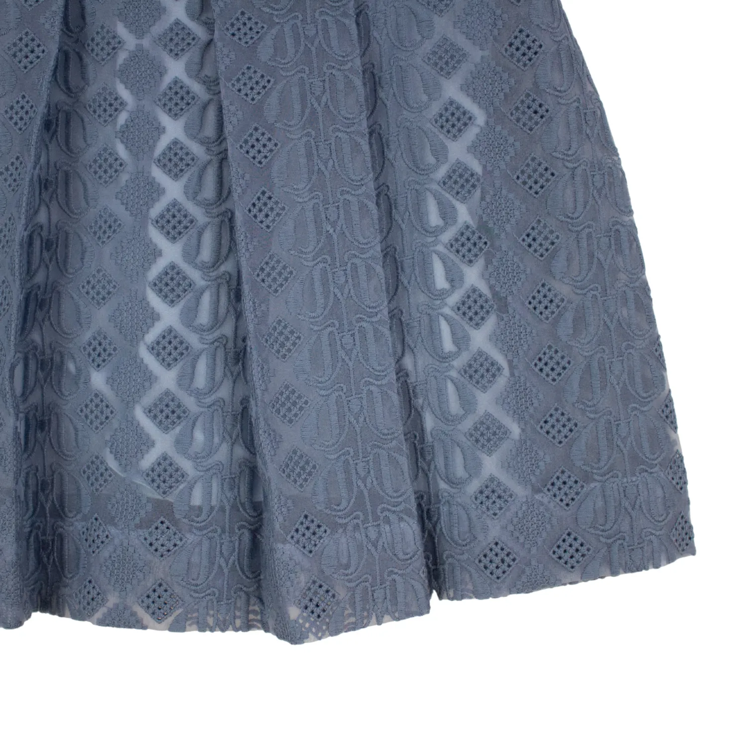 Chloé Kids Overalls & Jumpsuits>Chloe Kids Girls Blue Organza Couture Dress