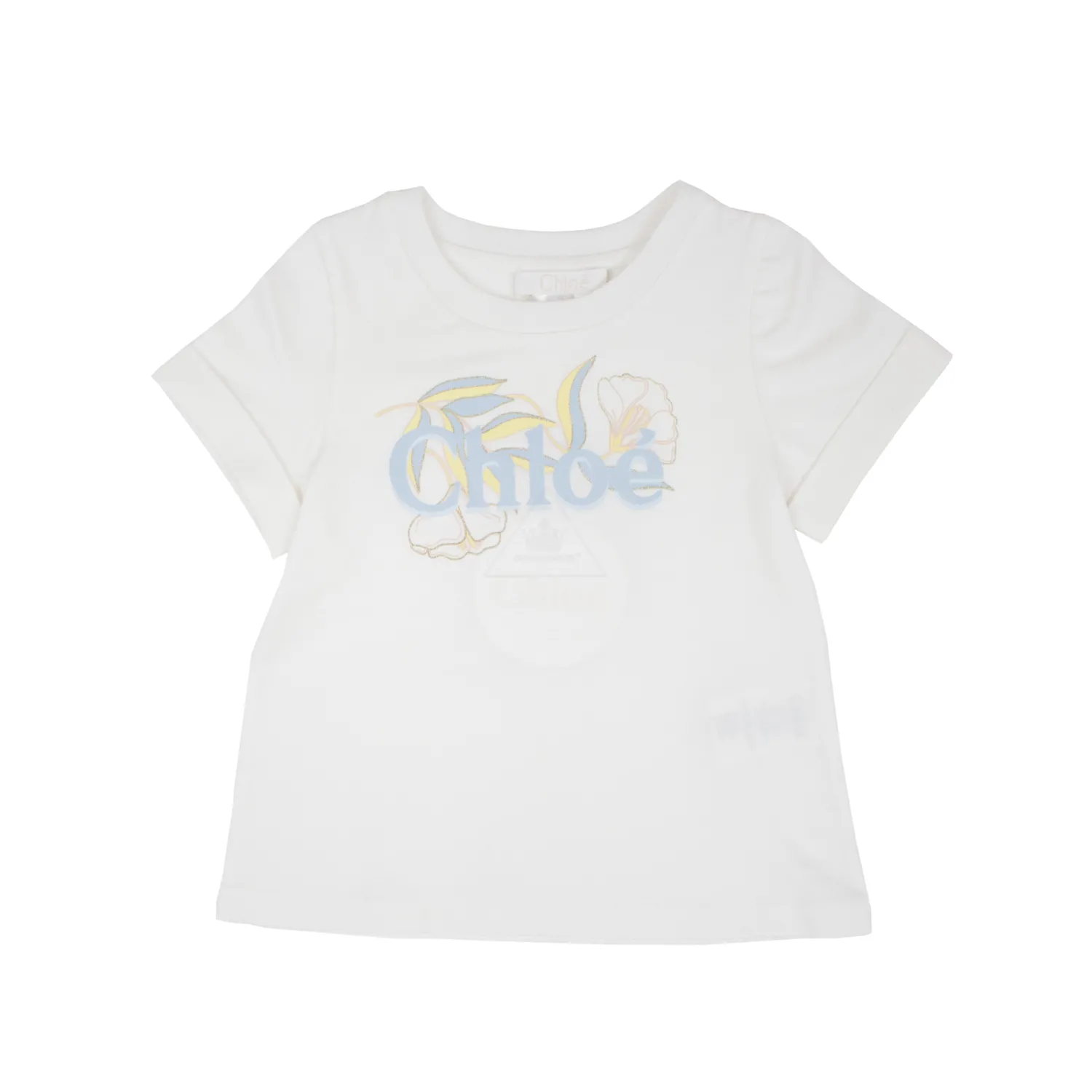 Chloé Kids Long Sleeve T Shirts>Chloe Kids Girls Organic Cotton Jersey T Shirt