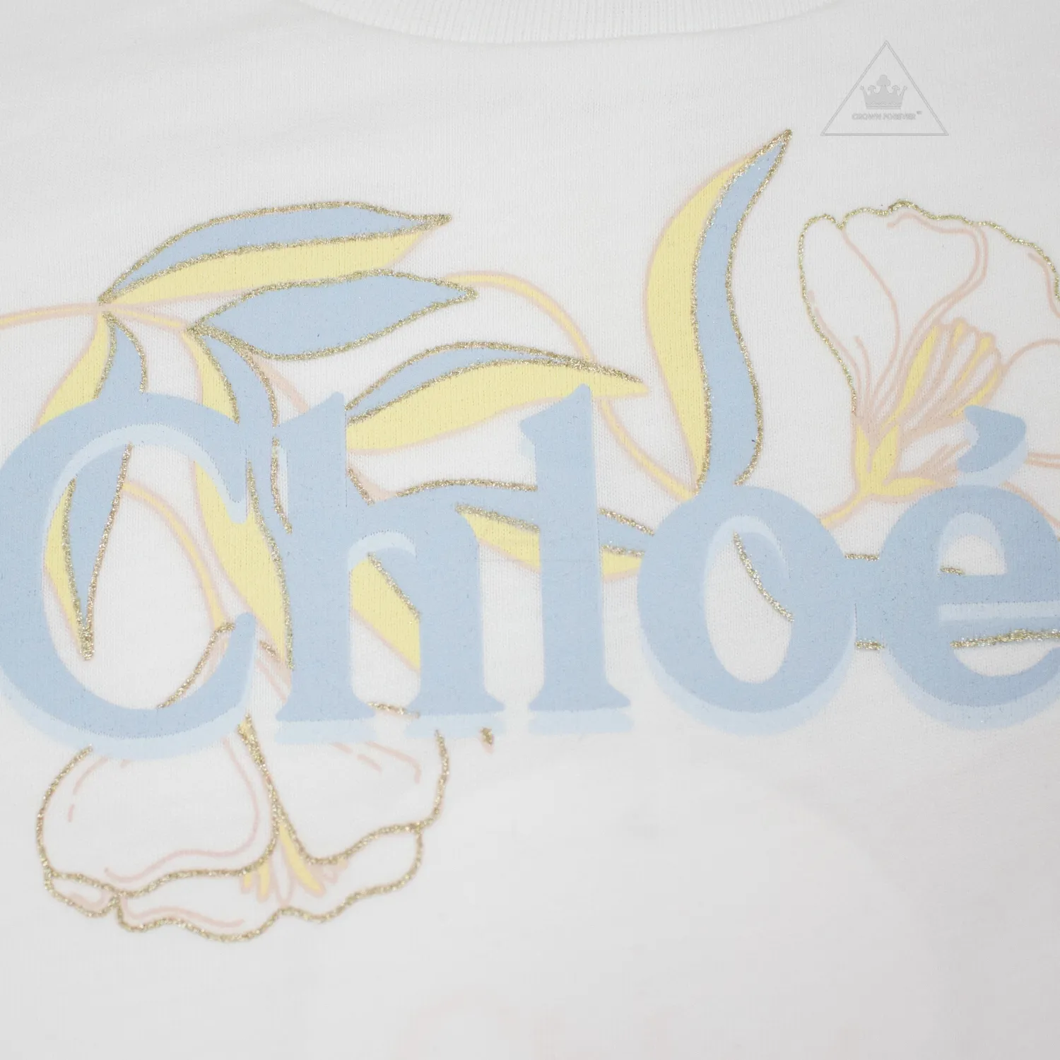 Chloé Kids Long Sleeve T Shirts>Chloe Kids Girls Organic Cotton Jersey T Shirt