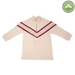 Chloé Kids Overalls & Jumpsuits>Chloe Kids Girls Pink Logo Sweatshirt Dress