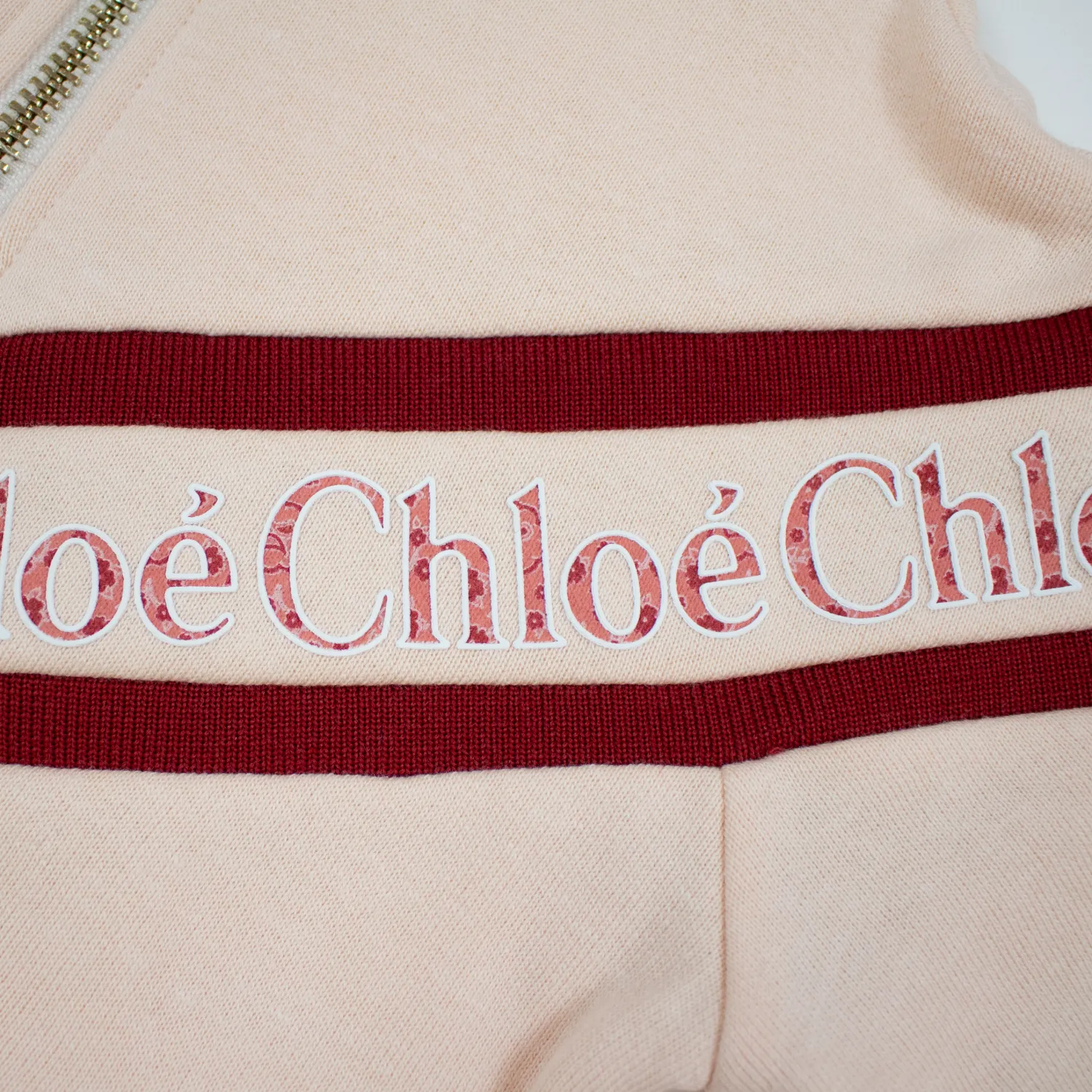 Chloé Kids Overalls & Jumpsuits>Chloe Kids Girls Pink Logo Sweatshirt Dress