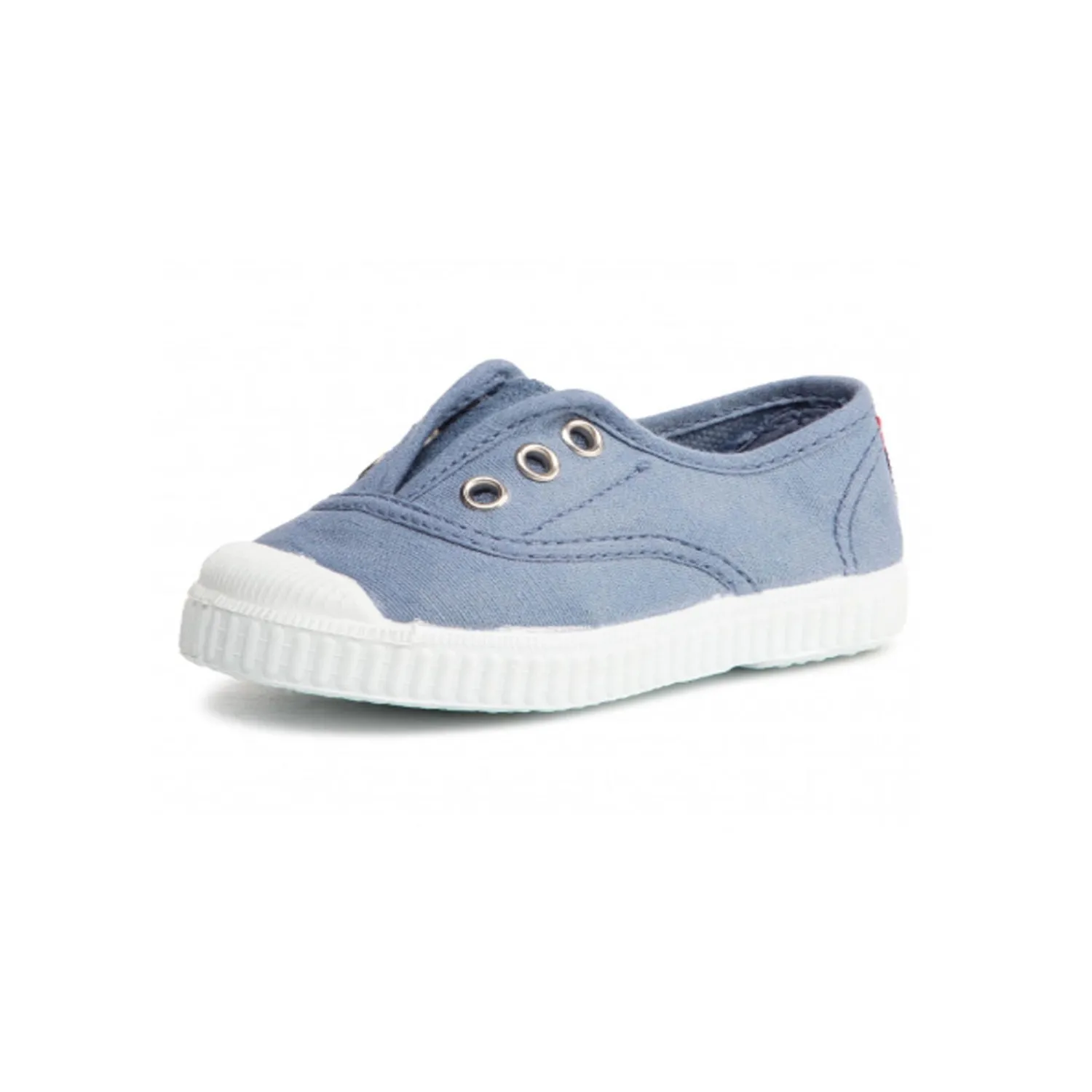 Cienta Shoes> Kids Canvas Slip On Sneakers Ciel Delav