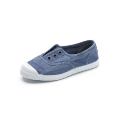 Cienta Shoes> Kids Canvas Slip On Sneakers Lavanda